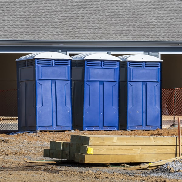 how often are the porta potties cleaned and serviced during a rental period in Somerset Maryland